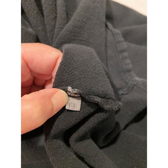 Chicos‎ Cardigan Womens Sz 1 Small Black Open Front Long Sleeve Collar Knit - Picture 10 of 10